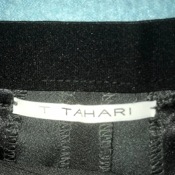 T TAHARI Peter Pan pleated dress pant jogger style high rise office NEW size 6 - Picture 6 of 12